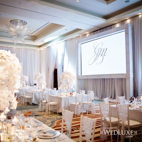 A celebration streamed live for the guests who could not travel