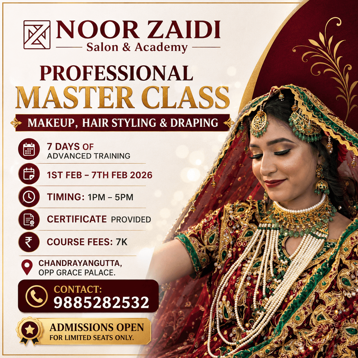 Showcase by Noor Zaidi Salon & Academy